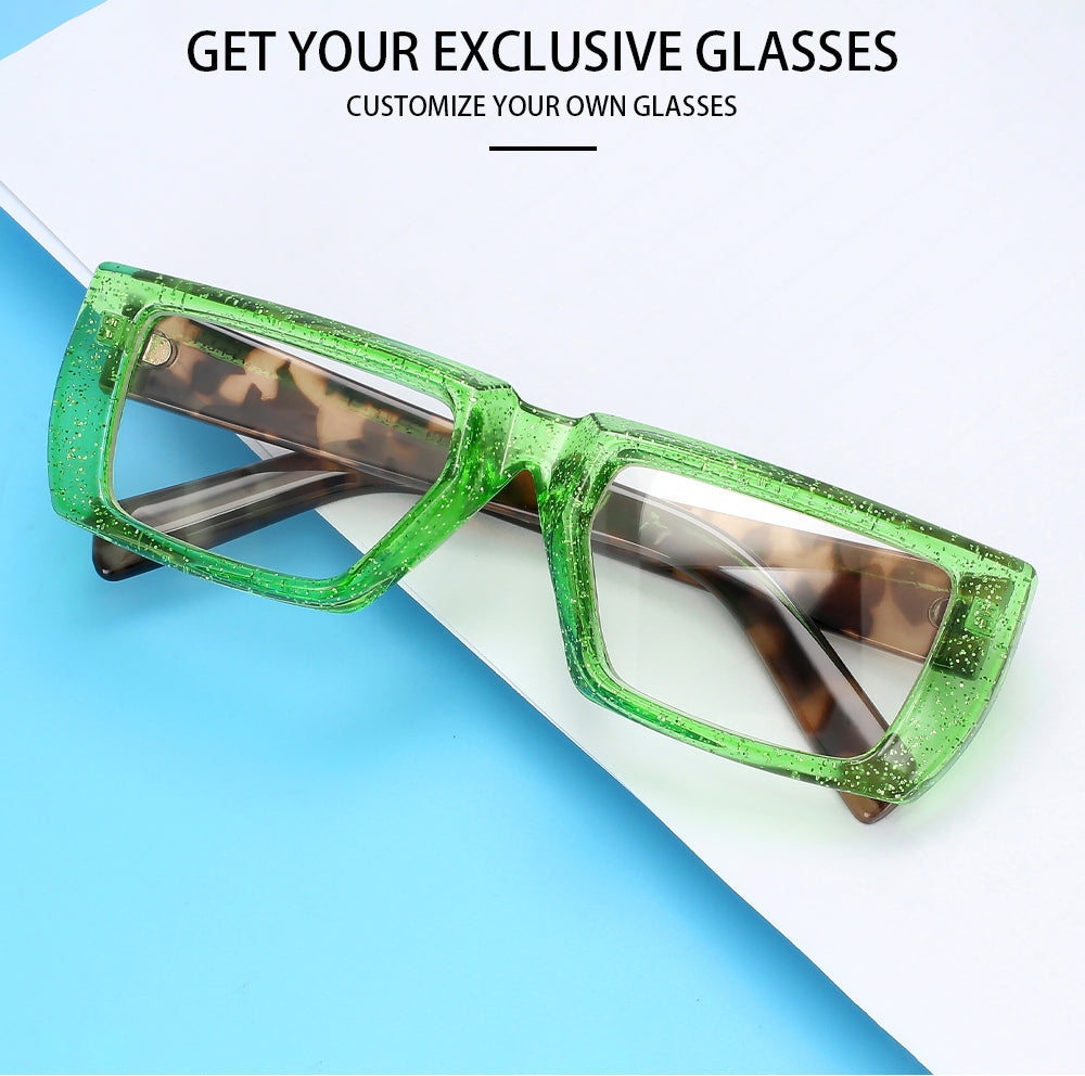 CCspace Womens Full Rim Square Tr 90 Eyeglasses 56435 — view 1 | CCspace at FuzWeb