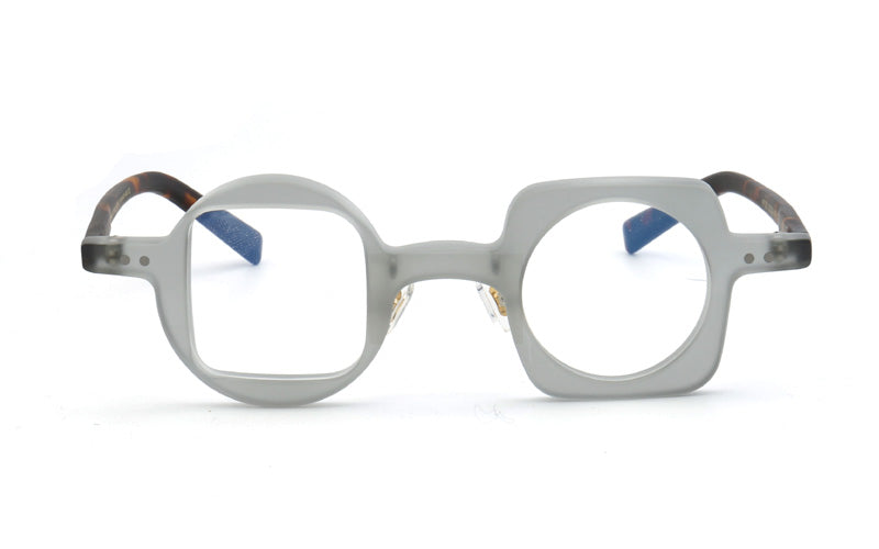Muzz Womens Full Rim Square Round Acetate Frame Eyeglasses Hp2590 — view 10 | Muzz at FuzWeb