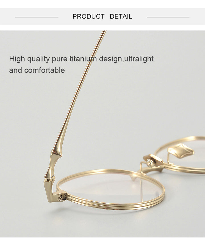 Krasivyy Unisex Full Rim Square Titanium Eyeglasses 14618 — view 5 | Krasivyy at FuzWeb