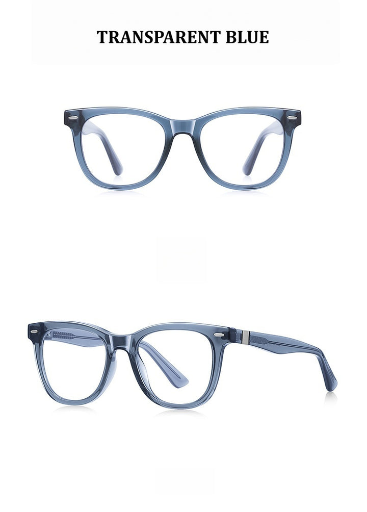 Chashma Ochki Unisex Full Rim Square Tr 90 Titanium Eyeglasses 882230.