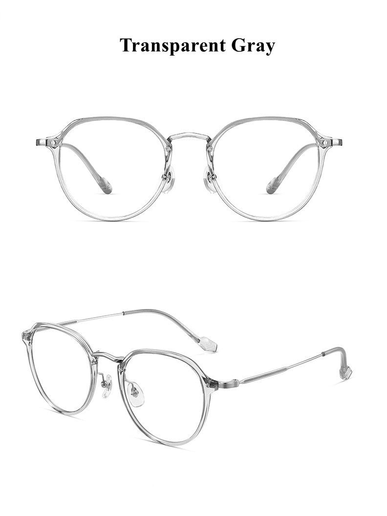 Chashma Unisex Full Rim Flat Top Oval Tr 90 Titanium Eyeglasses 888076.