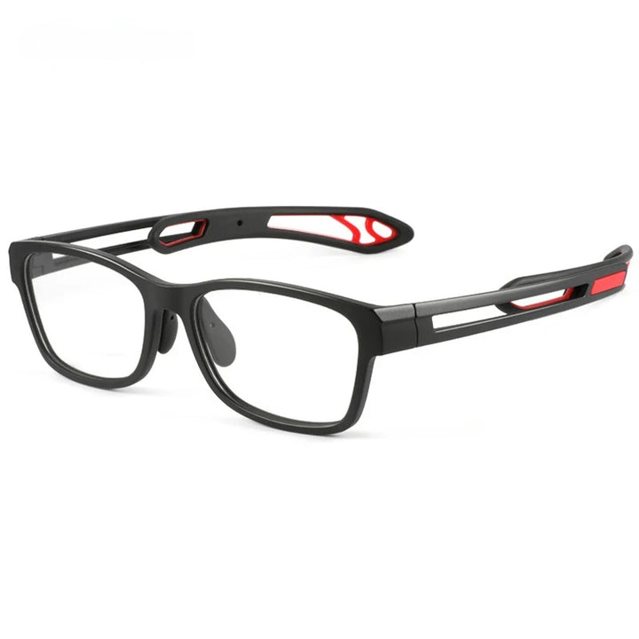 Chashma Ochki Unisex Full Rim Square Tr 90 Titanium Sport Eyeglasses 1927.