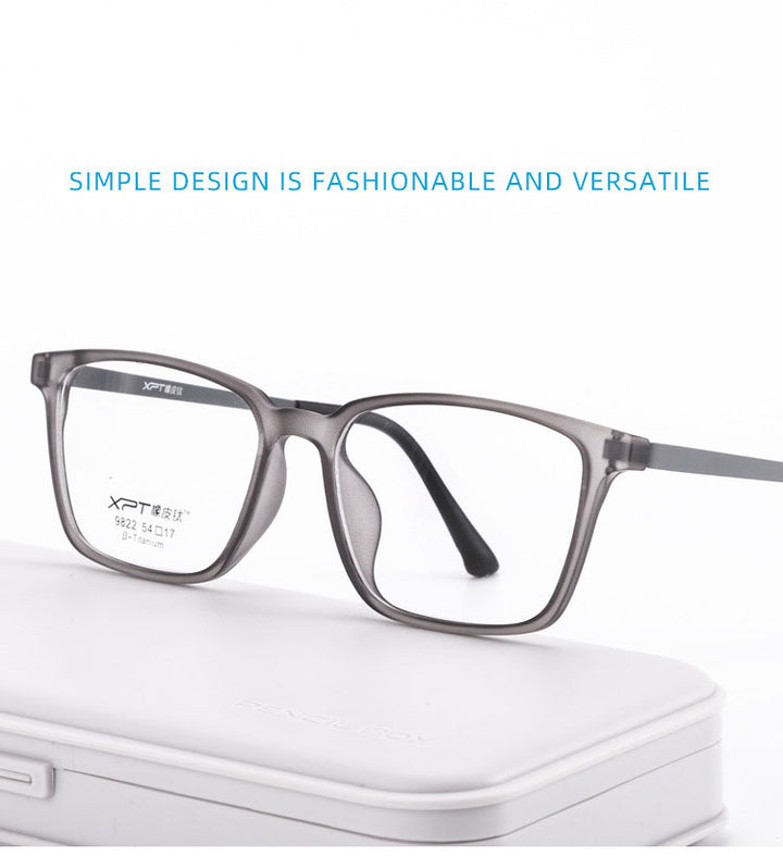 Kansept Unisex Full Rim Square Tr 90 Titanium Frames 982200 FuzWeb