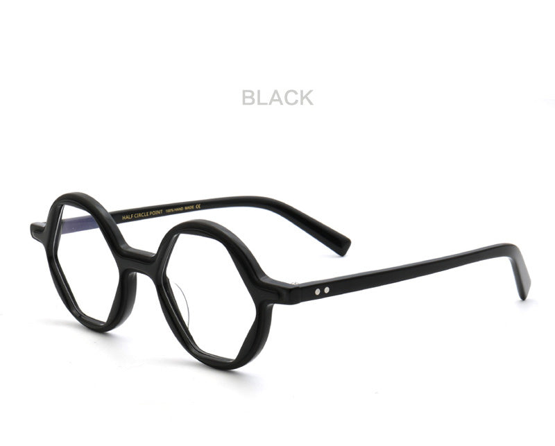 Muzz Mens Full Rim Polygon Acetate Eyeglasses Pes8.