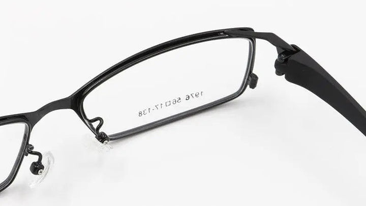 Bclear Mens Full Rim Alloy Frame Eyeglasses TR-90 Temples S1976 — view 11 | Bclear at FuzWeb