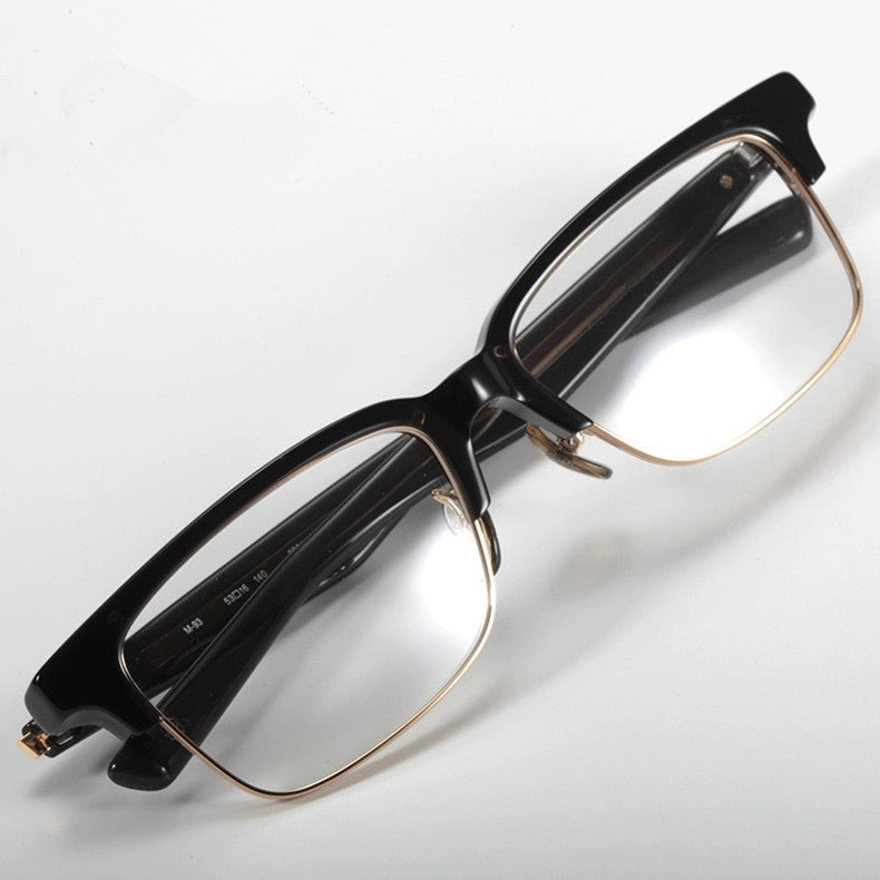 Aimee Unisex Full Rim Square Titanium Acetate Eyeglasses 478193 — view 2 | Aimee at FuzWeb