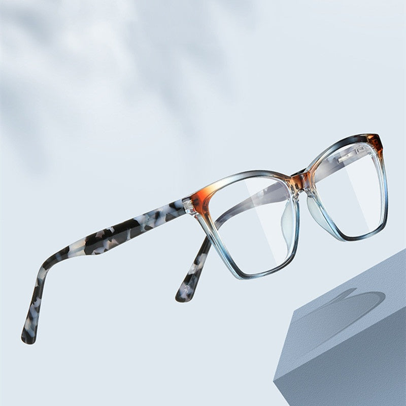 Chashma Ottica Womens Full Rim Square Cat Eye Tr 90 Titanium Eyeglasses 87222 — view 2 | Chashma Ottica at FuzWeb
