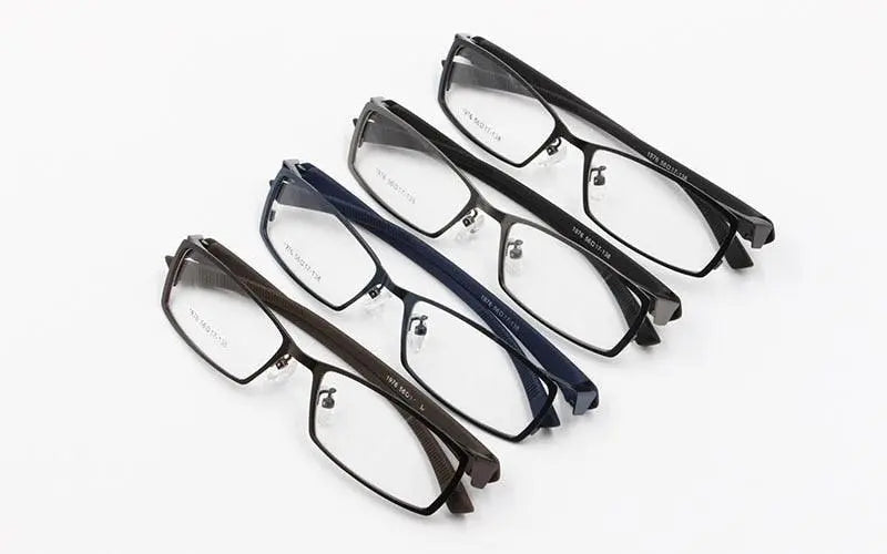 Bclear Men Titanium Alloy Metal Eyeglasses Full Rim Eyewear S1976 — view 7 | Bclear at FuzWeb