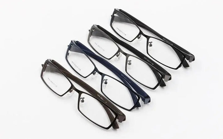 Bclear Men Titanium Alloy Metal Eyeglasses Full Rim Eyewear S1976 — view 7 | Bclear at FuzWeb