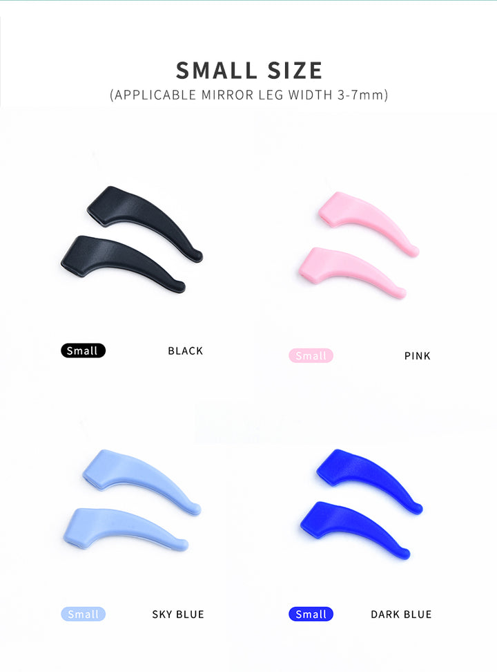 Secg Unisex Anti Slip Silicone Temple Ear Accessories 1036.