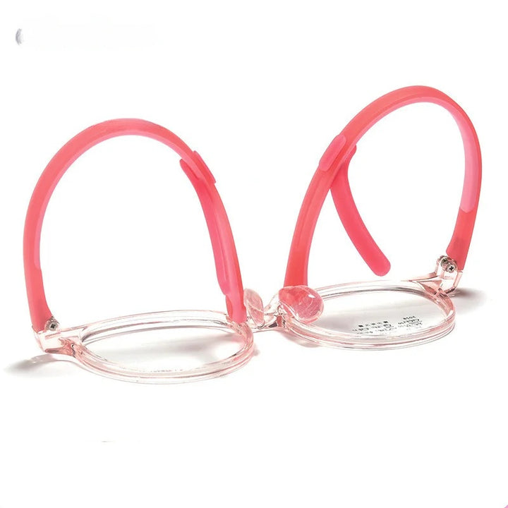 Chashma Unisex Childrens Full Rim Round Tr 90 Titanium Eyeglasses 5028 — view 9 | Chashma at FuzWeb