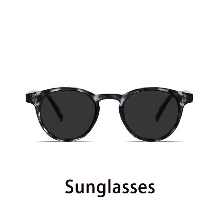 Kocolior Unisex Full Rim Round Acetate Hyperopic Reading Glasses 3313.