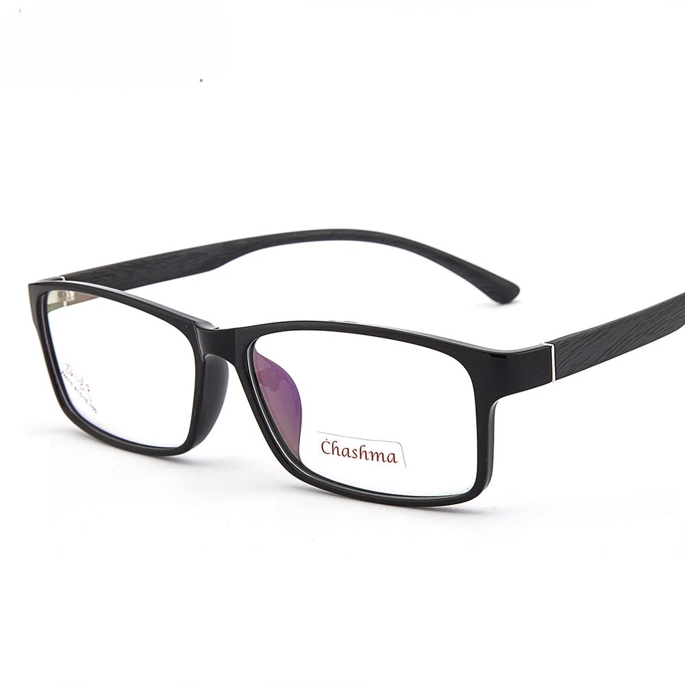 Chashma Mens Full Rim Square Tr 90 Eyeglasses 6015 — view 2 | Chashma at FuzWeb