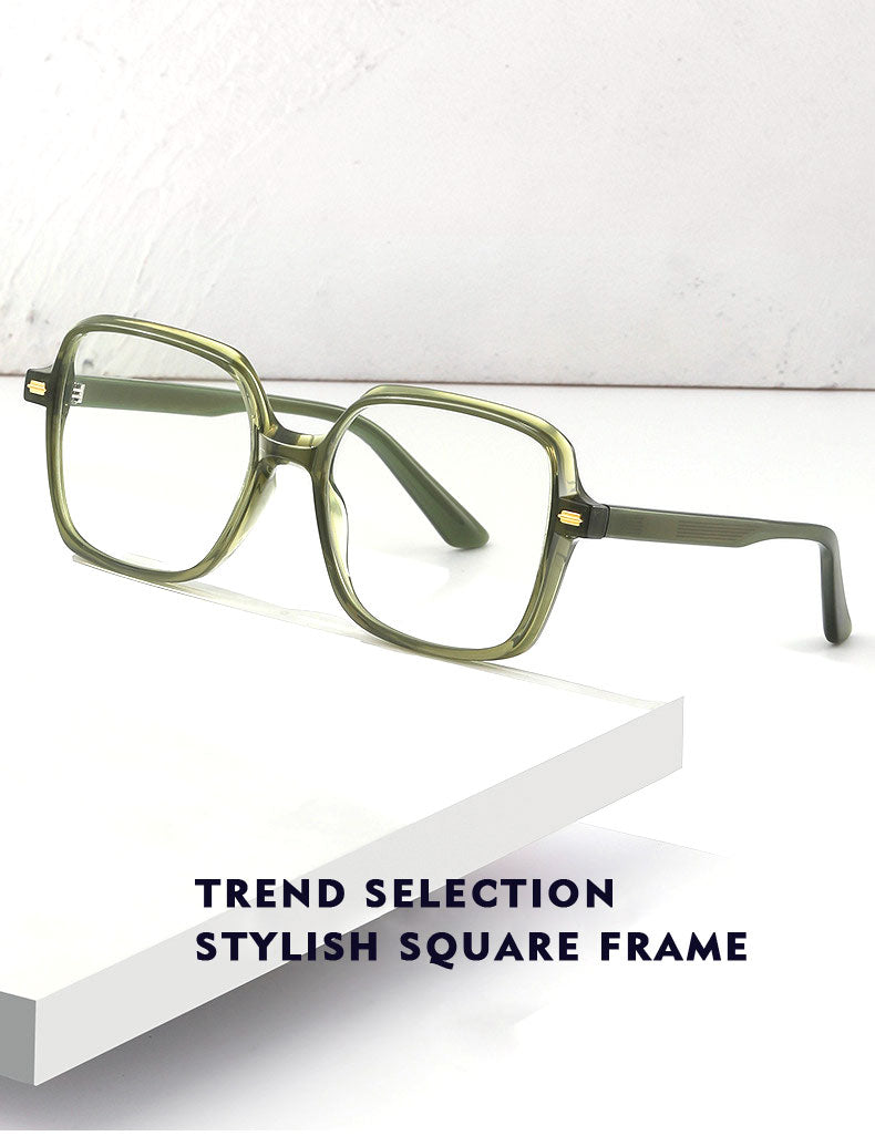 Kansept Womens Full Rim Square Tr 90 Acetate Reading Glasses K907 — view 1 | Kansept at FuzWeb