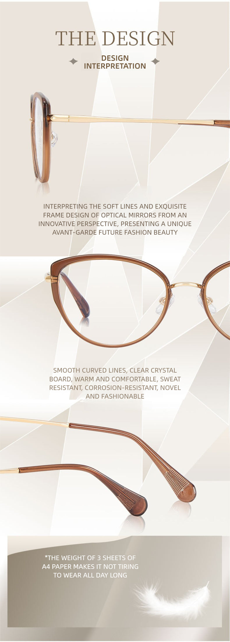 Kansept Womens Full Rim Oval Cat Eye Tr 90 Alloy Reading Glasses 75740 — view 1 | Kansept at FuzWeb
