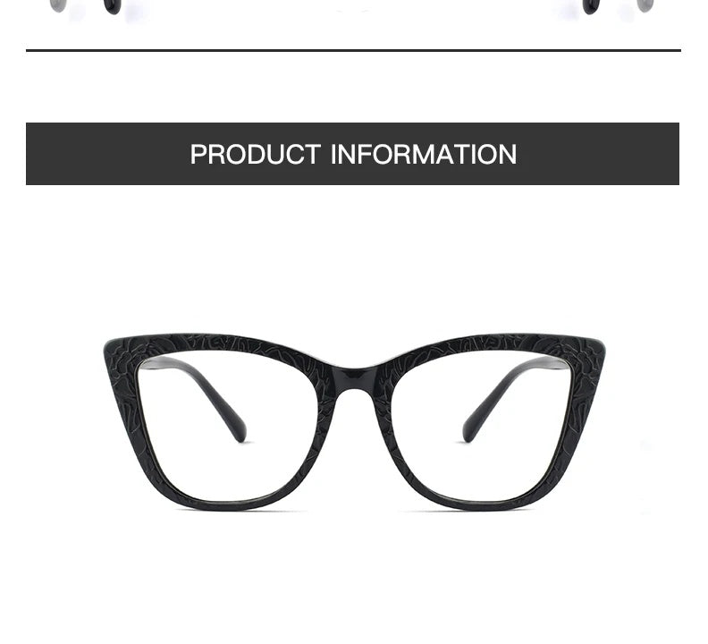 Hotochki Womens Full Rim Cat Eye TR-90 Resin Acetate Frame Eyeglasses Z508 — view 15 | Hotochki at FuzWeb