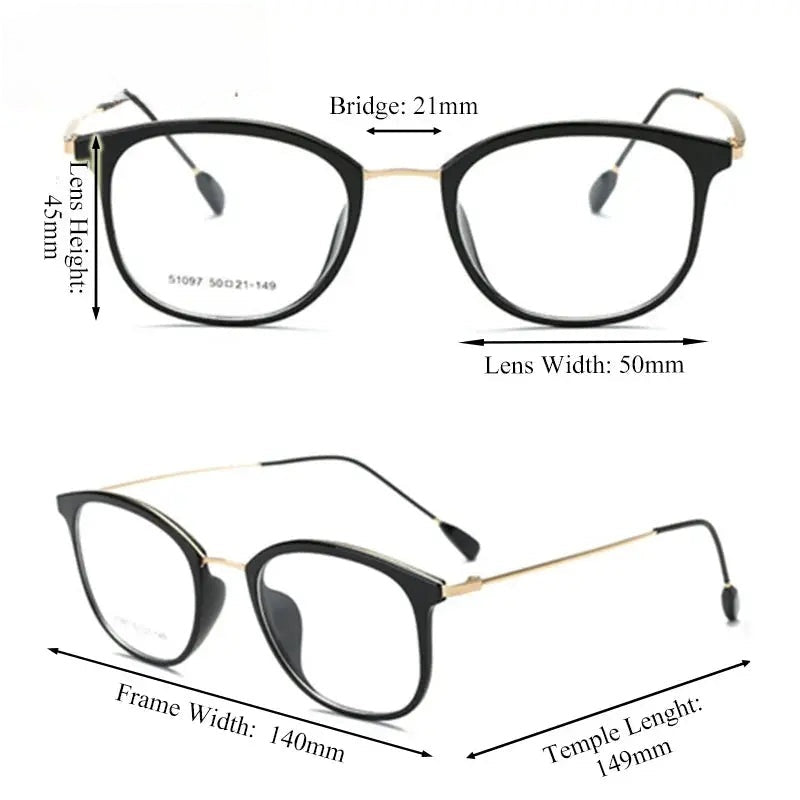 Chashma Unisex Full Rim Square Tr 90 Titanium Eyeglasses 851097 — view 2 | Chashma at FuzWeb