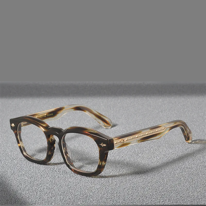 Nobler Unisex Full Rim Square Thick Acetate Eyeglasses 51091