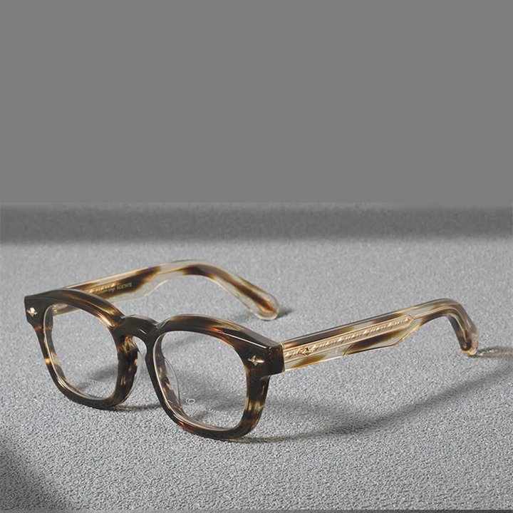Nobler Unisex Full Rim Square Thick Acetate Eyeglasses 51091