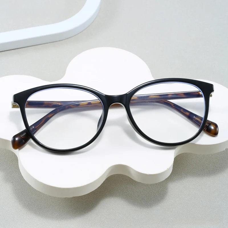 Kansept Womens Full Rim Round Tr 90 Titanium Reading Glasses 80234 — view 1 | Kansept at FuzWeb