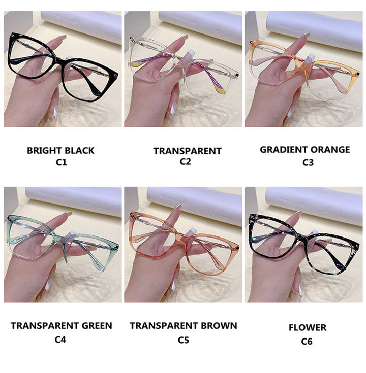 Summer Flower Womens Full Rim Cat Eye Tr 90 Titanium Eyeglasses 77880 — view 2 | Summer Flower at FuzWeb