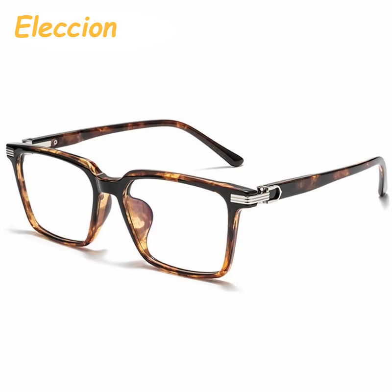 Eleccion Unisex Full Rim Square Tr 90 Titanium Eyeglasses 946688