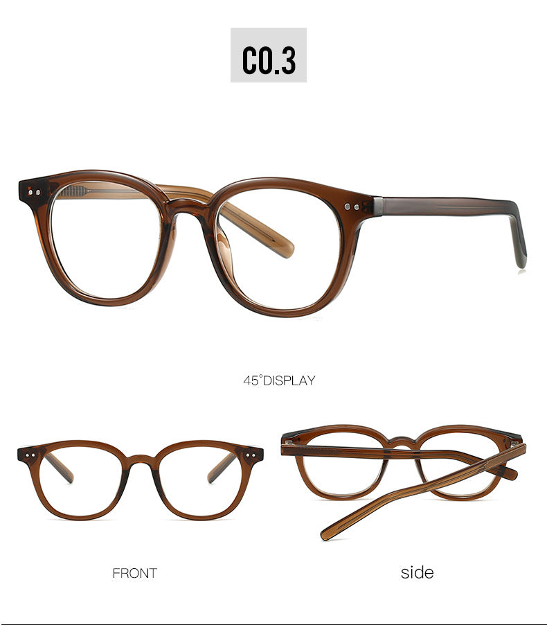 Kocolior Unisex Full Rim Oval Tr 90 Photochromic Reading Glasses 28005.