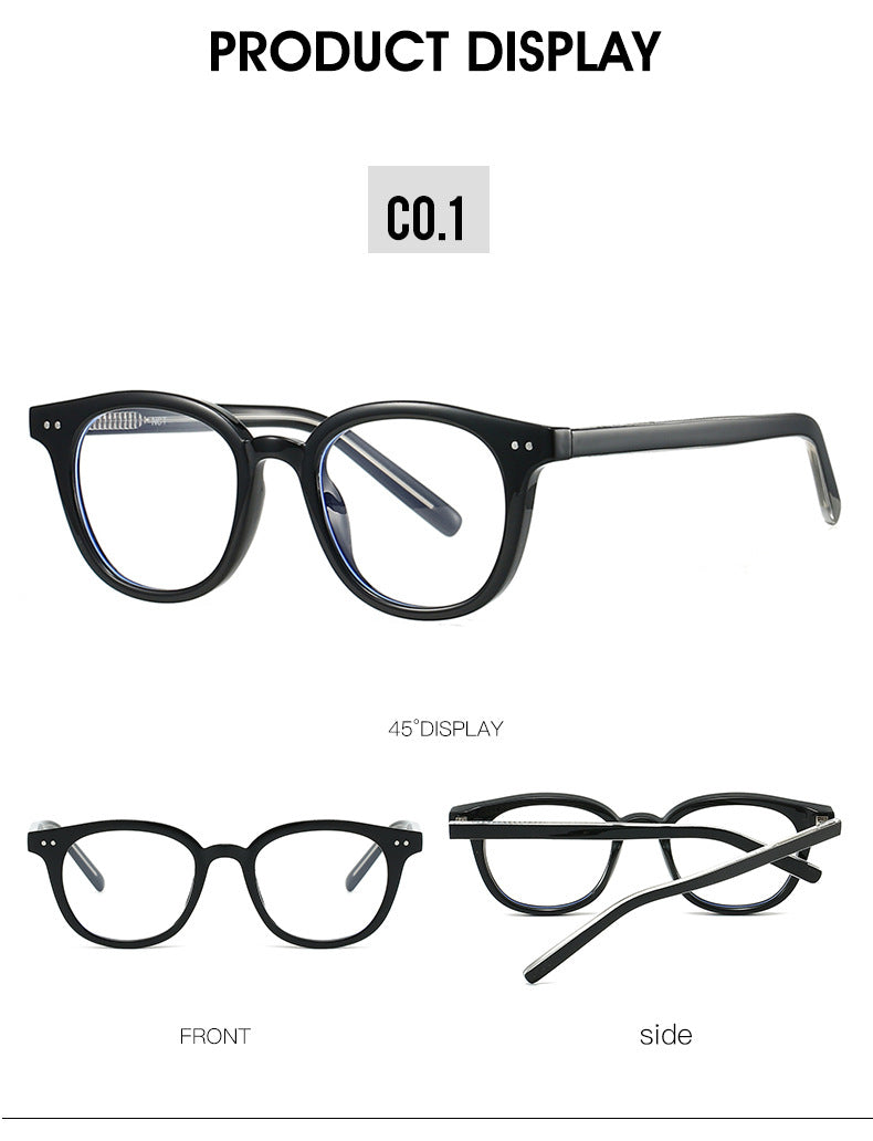 Kocolior Unisex Full Rim Oval Tr 90 Photochromic Reading Glasses 28005.
