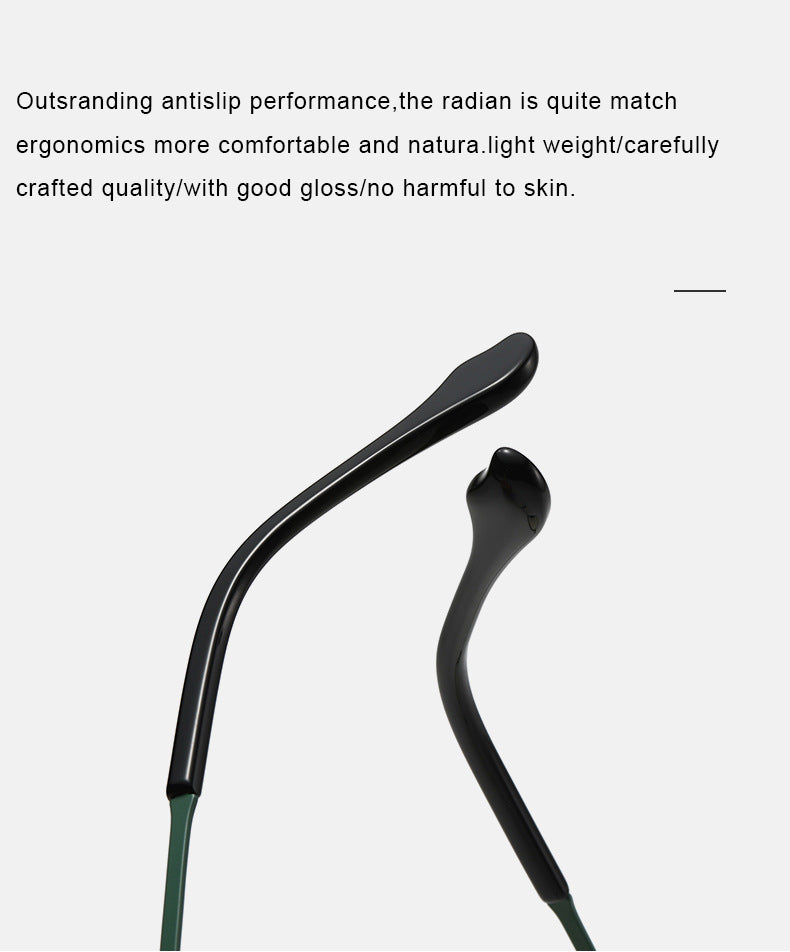 Krasivyy Unisex Full Rim Oval Square Titanium Eyeglasses 316086.