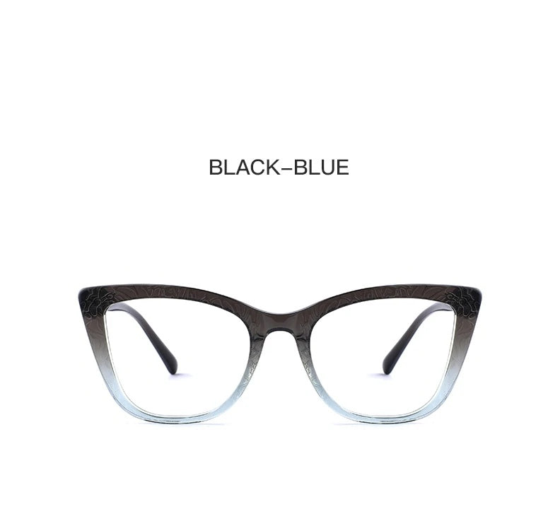 Hotochki Womens Full Rim Cat Eye TR-90 Resin Acetate Frame Eyeglasses Z508 — view 26 | Hotochki at FuzWeb