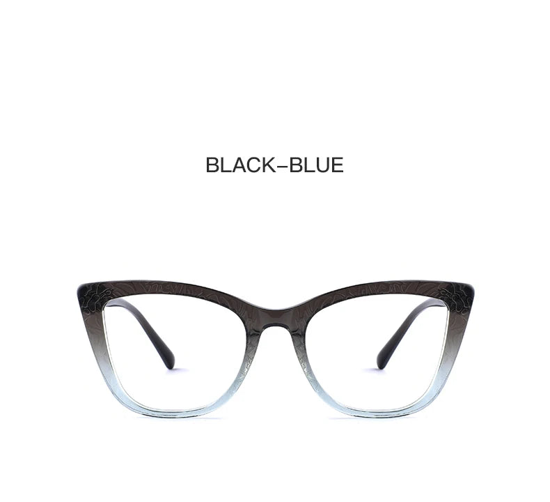 Hotochki Womens Full Rim Cat Eye TR-90 Resin Acetate Frame Eyeglasses Z508 — view 26 | Hotochki at FuzWeb