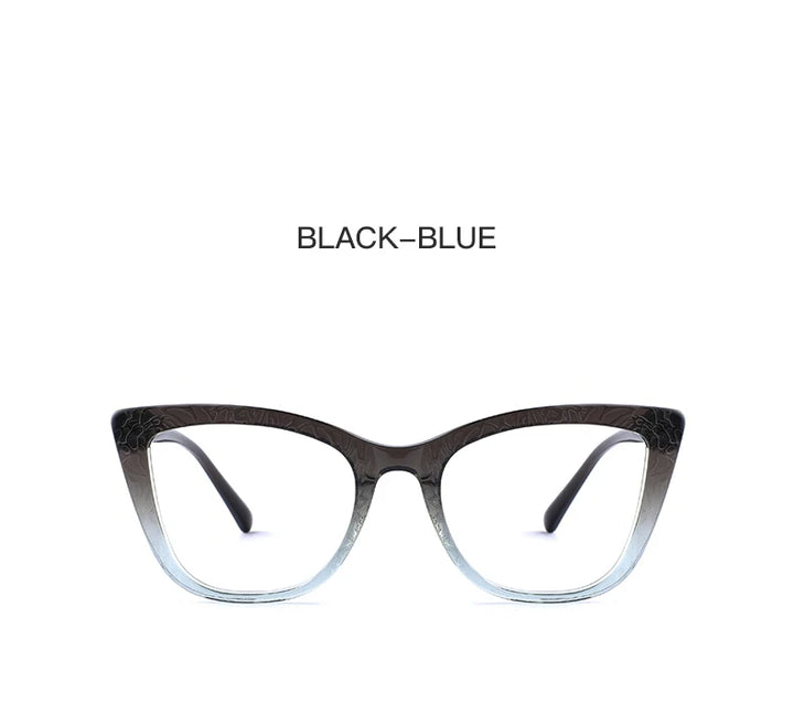 Hotochki Womens Full Rim Cat Eye TR-90 Resin Acetate Frame Eyeglasses Z508 — view 26 | Hotochki at FuzWeb