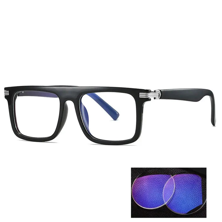 Kocolior 226100 Unisex Full Rim Square Brow Line PC Frames FuzWeb