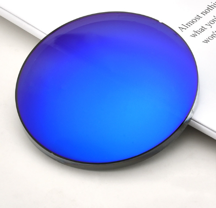 Katkani Progressive Non Polarized Sunglass Lenses Lenses KatKani Eyeglass Lenses 1.50 Dark Blue 