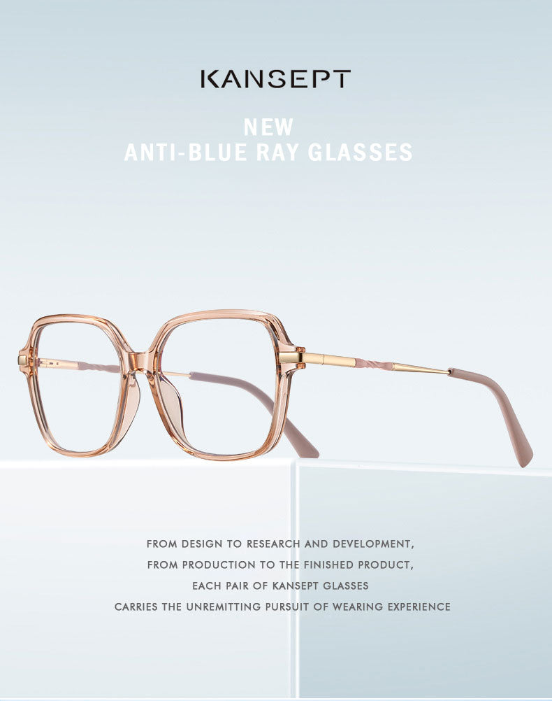 Kansept Womens Full Rim Square Tr 90 Alloy Reading Glasses 2211 — view 1 | Kansept at FuzWeb