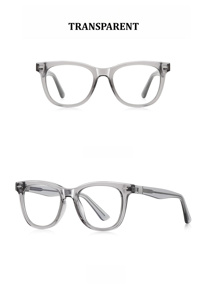 Chashma Ochki Unisex Full Rim Square Tr 90 Titanium Eyeglasses 882230.