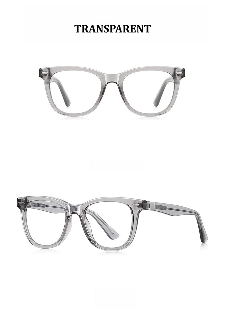 Chashma Ochki Unisex Full Rim Square Tr 90 Titanium Eyeglasses 882230.