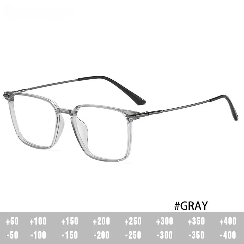 Kansept Unisex Full Rim Square Tr 90 Titanium Frames 005100 FuzWeb