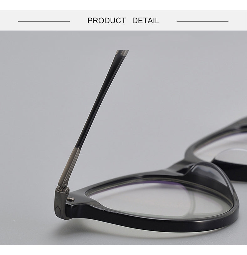 Krasivyy Unisex Full Rim Round Titanium Acetate Eyeglasses 715889.