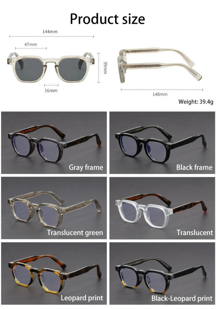 Vicky Unisex Full Rim Square Brow Line Acetate Reading Glasses 527499 — view 1 | Vicky at FuzWeb