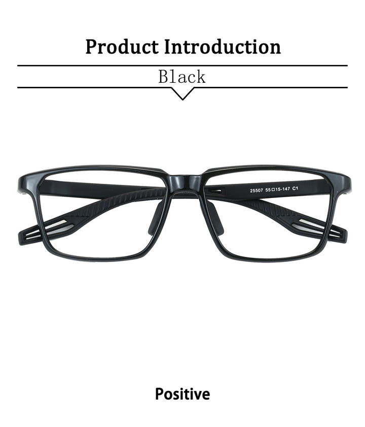 Kocolior Unisex Full Rim Square Tr 90 Photochromic Reading Glasses 725507 — view 2 | Kocolior at FuzWeb
