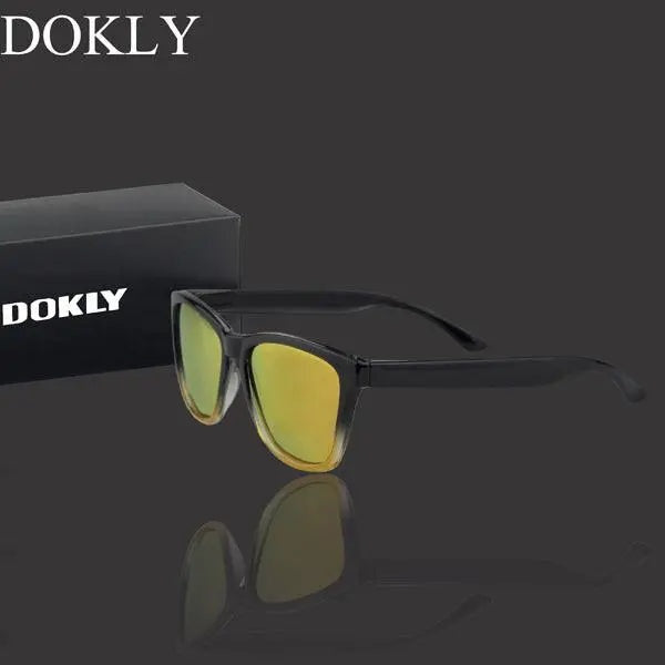 Dokly Brand Real Polarized Sunglasses Unisex Square Dokly02 - dokly16