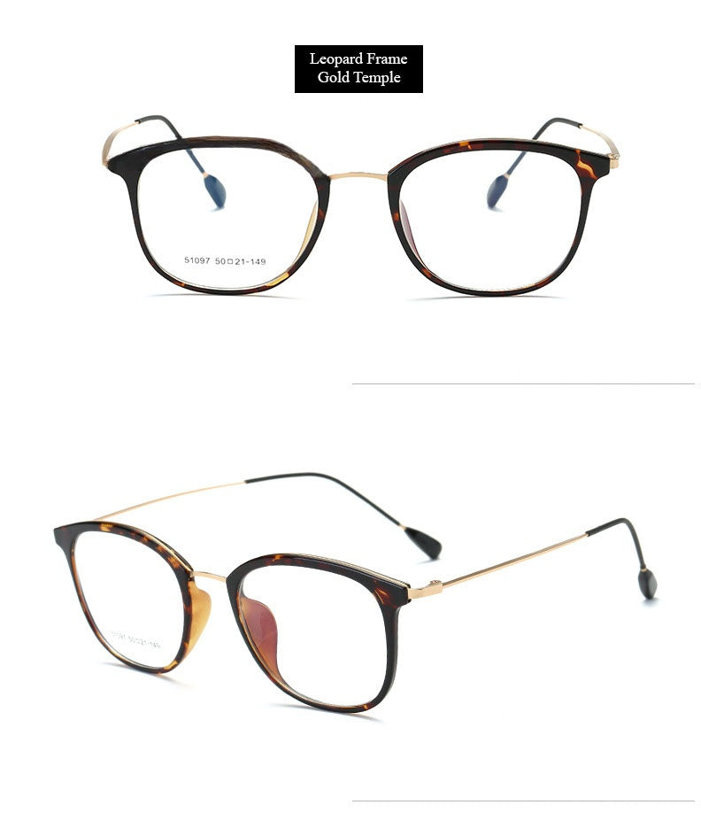 Chashma Unisex Full Rim Square Tr 90 Titanium Eyeglasses 851097.