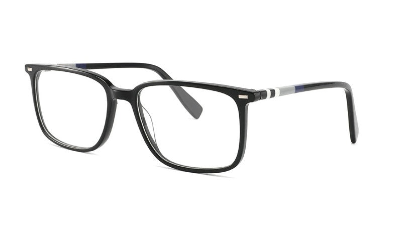 Chashma Ochki Unisex Full Rim Square Rectangle Acetate Eyeglasses 9021.