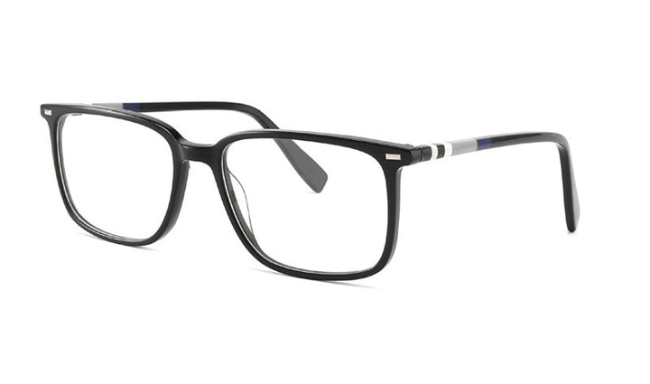 Chashma Ochki Unisex Full Rim Square Rectangle Acetate Eyeglasses 9021.