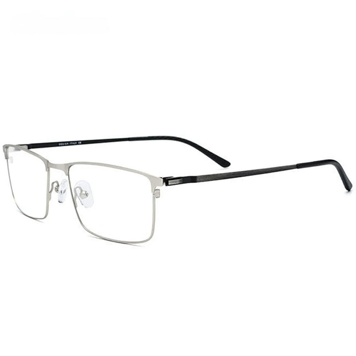 Chashma Ochki Mens Full Rim Square Titanium Alloy Eyeglasses 9847 — view 10 | Chashma Ochki at FuzWeb