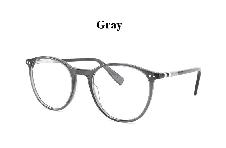 Chashma Ottica Unisex Full Rim Round Sqare Tr 90 Titanium Eyeglasses 8019.