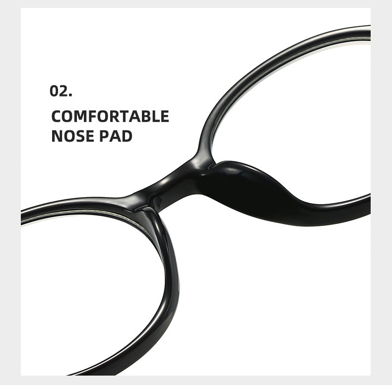 Kocolior Unisex Full Rim Round PC Tr 90 Alloy Photochromic Reading Glasses 512297 — view 1 | Kocolior at FuzWeb
