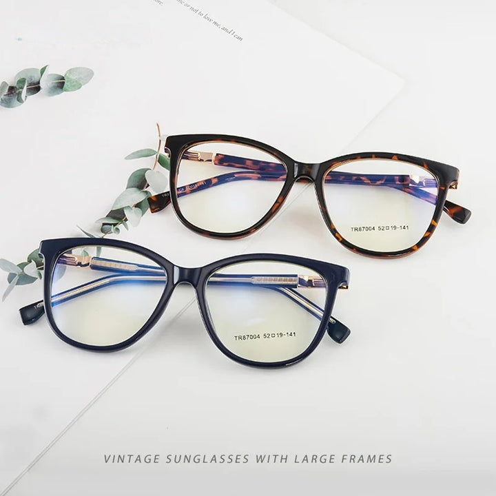 Chashma Ochki Womens Full Rim Square Tr90 Titanium Eyeglasses 87004 — view 12 | Chashma Ochki at FuzWeb