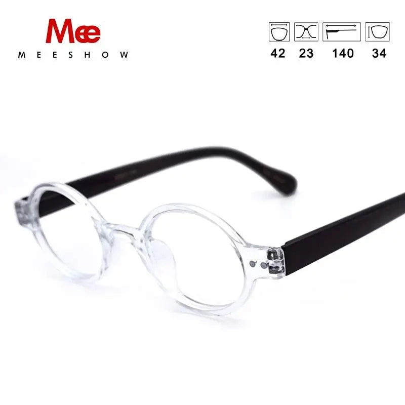 Meeshow Unisex Full Rim Round Polycarbonate Reading Glasses 1730 — view 5 | Meeshow at FuzWeb